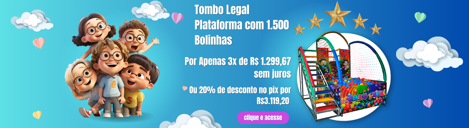 Tombo Legal Profissional Plataforma com 1500 Bolinhas