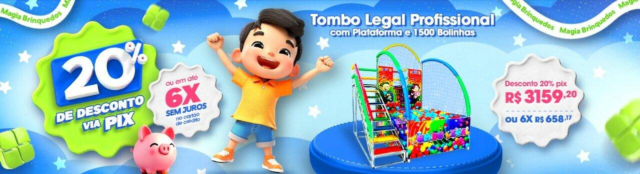 Tombo Legal Profissional Plataforma com 1500 Bolinhas