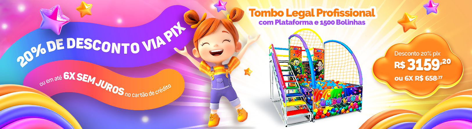 Tombo Legal Profissional Plataforma com 1500 Bolinhas