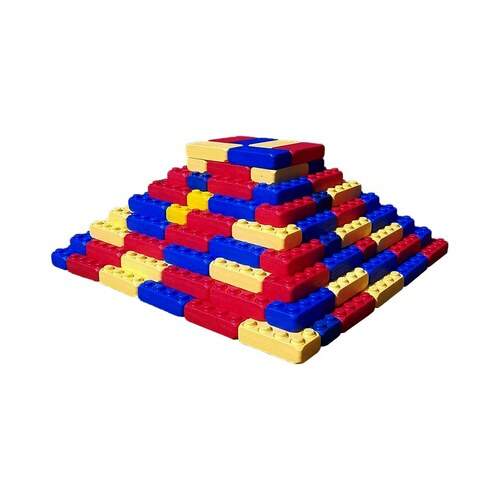 Kit Brick-Size Big Plastic 137pçs - Ranni-Play